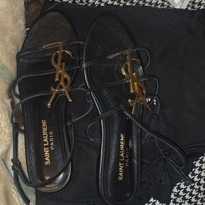 Ysl sandals brand new 38 fits like a 8 or 8 half